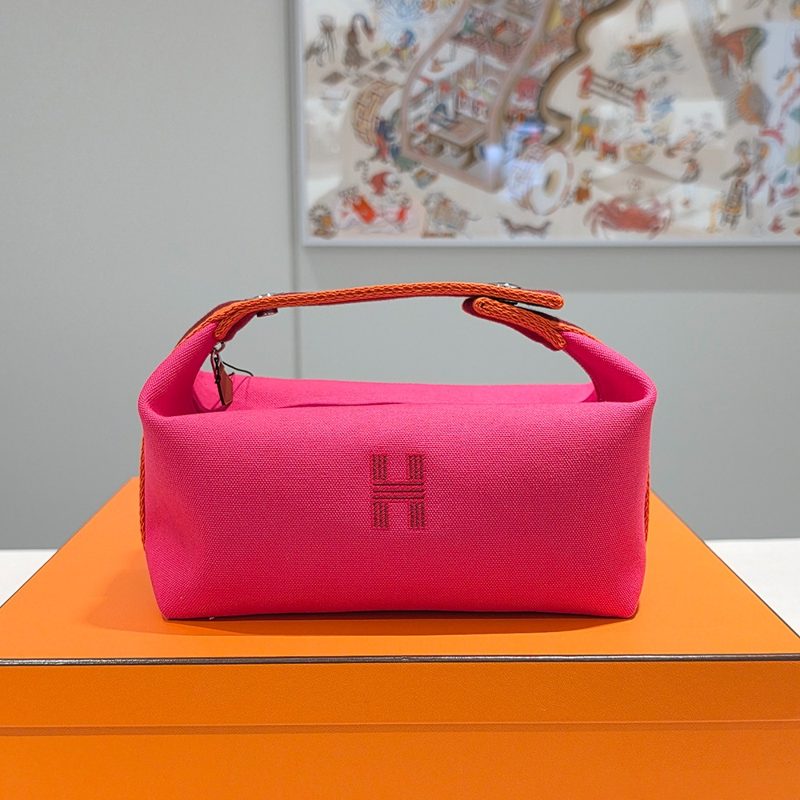 HERMES ๋ธ๋ฆฌ๋ ์ด ๋ธ๋ Small Bag Case PM Canvas ํ๋น์ค์ปค์ค ํํฌ