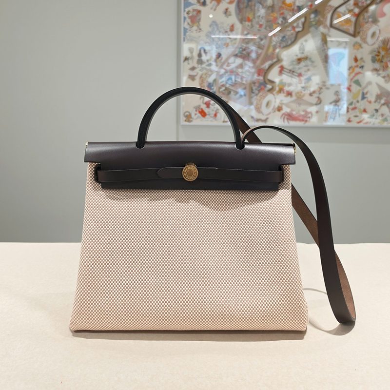 HERMES ์๋ฅด๋ฐฑ 31 Bag ์ํฌ๋ฃจ ๋ฒ ์ฅฌ ๋๋๋ฅด ์๋ฒค ๋ธ๋ผ์ด Gold-Tone Tote Bag