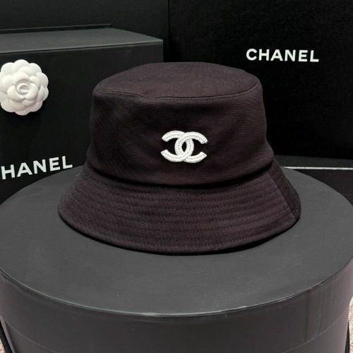 CHANEL Bucket Hat Cotton ํ Black