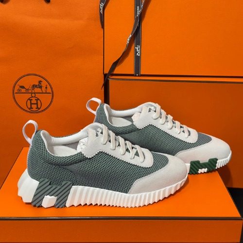 HERMES 바운싱 Sneakers 민트 Mesh H 민트 Logo Women's용