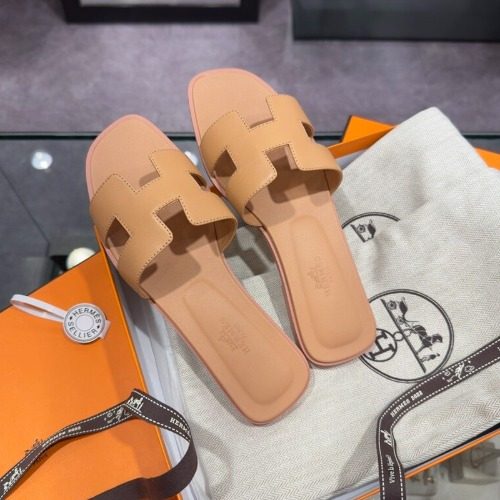 HERMES ์ค๋ Sandals Calfskin Rose ์ฐ๋ฒ ์ด์ง