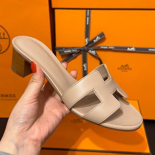 HERMES μ€μμμ€ Sandals Calfskin λ² μ΄μ§ λλ