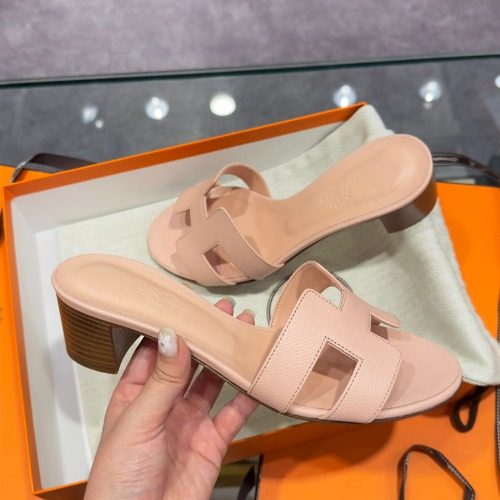 HERMES μ€μμμ€ Sandals Calfskin Rose νμΌ