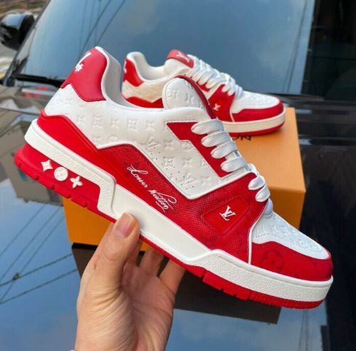 LOUIS VUITTON LV Trainer Sneakers Red