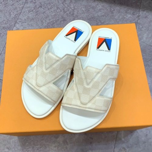 루이비통 아메리카 컵 캡슐 컬렉션 LV 오아시스 뮬 아이보리