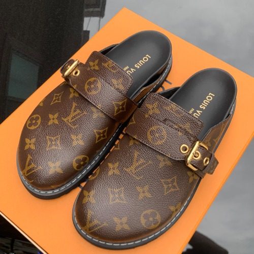 루이비통 플랫 뮬 컴포트 LV 코지 뮬