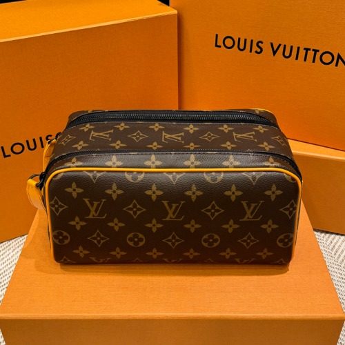 LOUIS VUITTON 돕키트 LV Monogram 브라운 오렌지