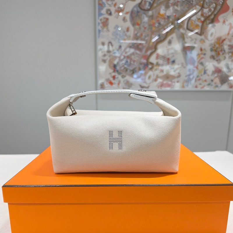 HERMES ๋ธ๋ฆฌ๋ ์ด ๋ธ๋ Small Bag Case PM Canvas ๋๋ฐ๋ 
