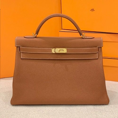 HERMES ์ผ๋ฆฌ๋ฐฑ Gold Color Gold ํ๋์จ์ด 40