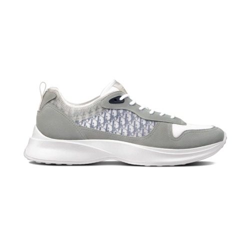 DIOR B25 Runner 오블리크 Canvas 그레이 Sneakers