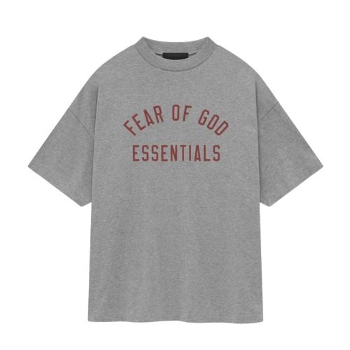 피어 오브 갓 Essential Jersey Crew Neck Short Sleeve T-Shirt 그레이