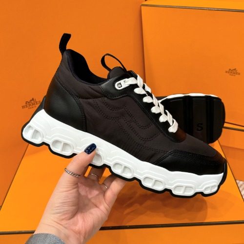 HERMES 임펄스 샹달 아웃솔 Black White