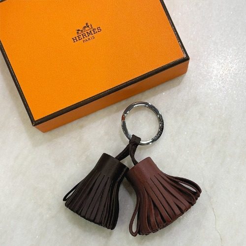 HERMES ์นด๋ฅด๋ฉ ์ฐ๋
ธ-๋์ค ๋์ค ๋ฐ๋ก Lambskin Black ๋ธ๋ผ์ด Key Ring