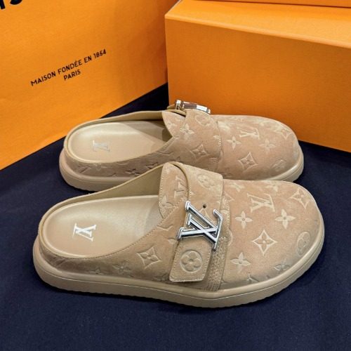 LOUIS VUITTON Sandals Easy Mules ๋ฒ ์ด์ง LV ์์ฅ
